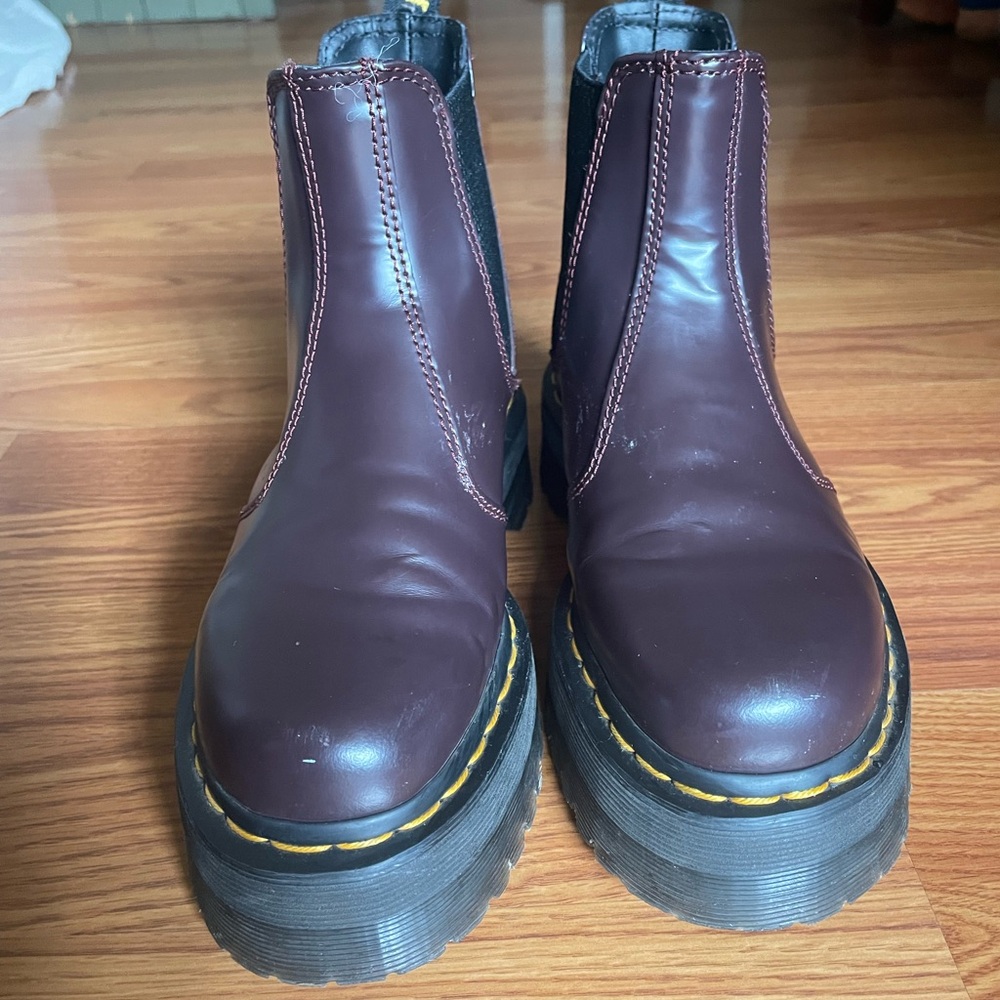 Maroon/Plum Chelsea Doc Martens